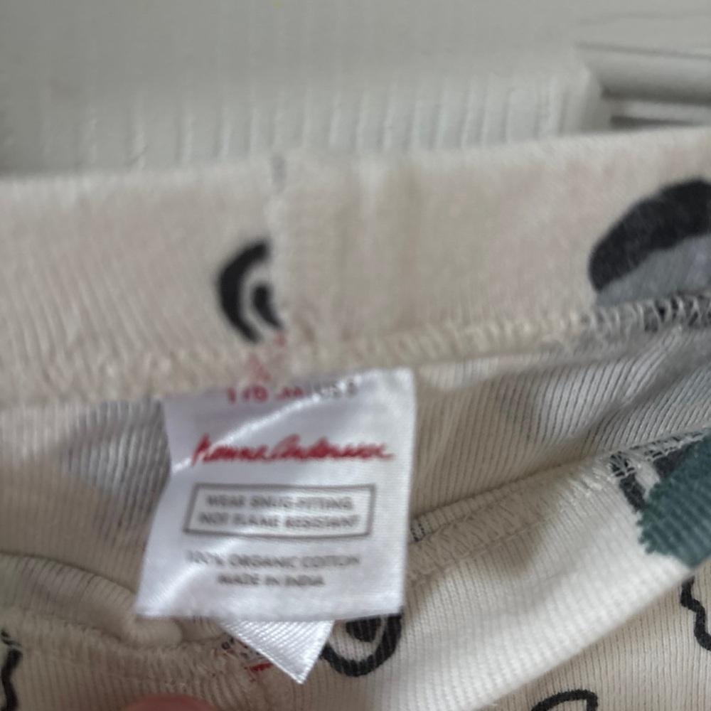 Hanna Andersson Organic Animal Pajama Set - Picture 3 of 8